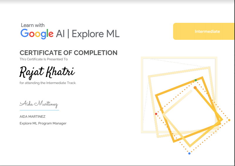 ExploreMLcertificate